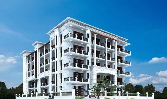 3BHK flat in Cunningham Road