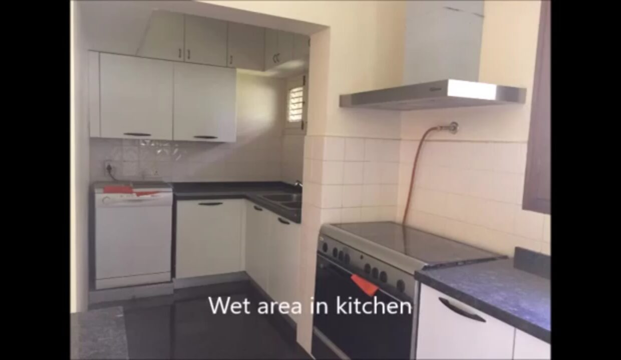 Wet area in kitchen