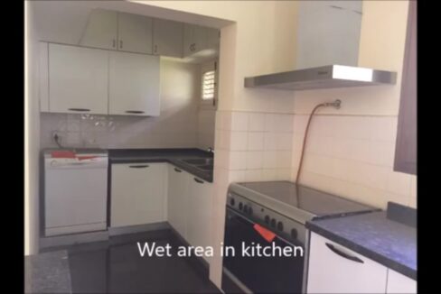 Wet area in kitchen