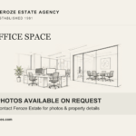 Office illustration: photos available on request from Feroze Estate.