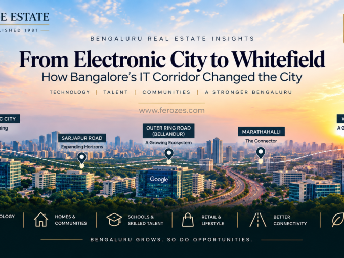 From Electronic City and ITPL to Whitefield, Marathahalli, ORR and Sarjapur Road, explore how Bengaluru’s technology industry reshaped where the city works, lives and invests.