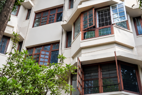 Ispahani House building exterior in Richmond Town, Bangalore