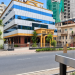 DBS House office building exterior on Cunningham Road, Bangalore
